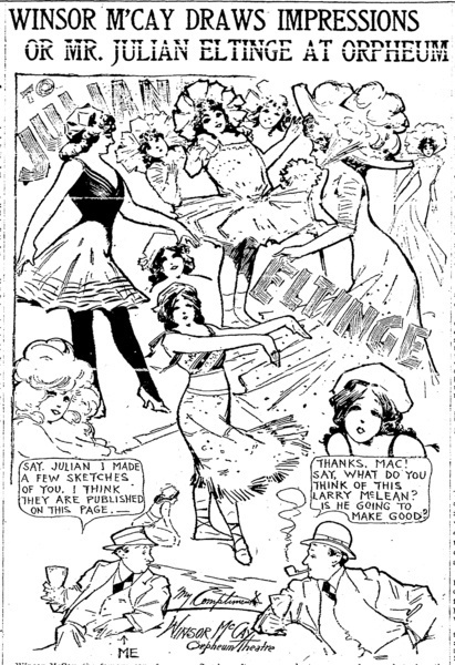 Julian Eltinge - Cartoon