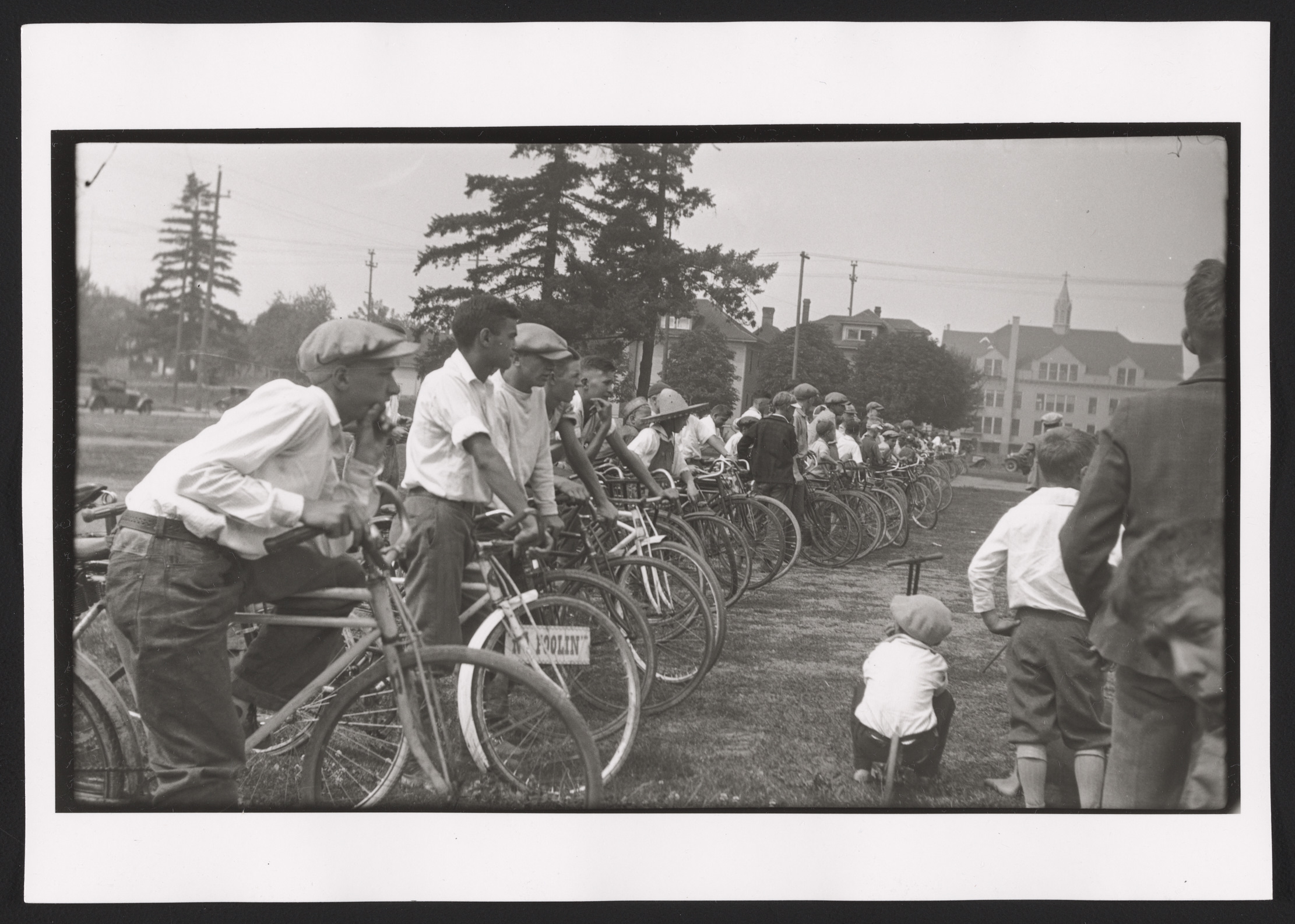 Group of Riders at Cycle Trades Field Day in Portland, Oregon
